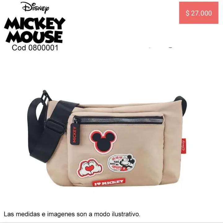 Michilas, portacelular, bolsos Línea Disney