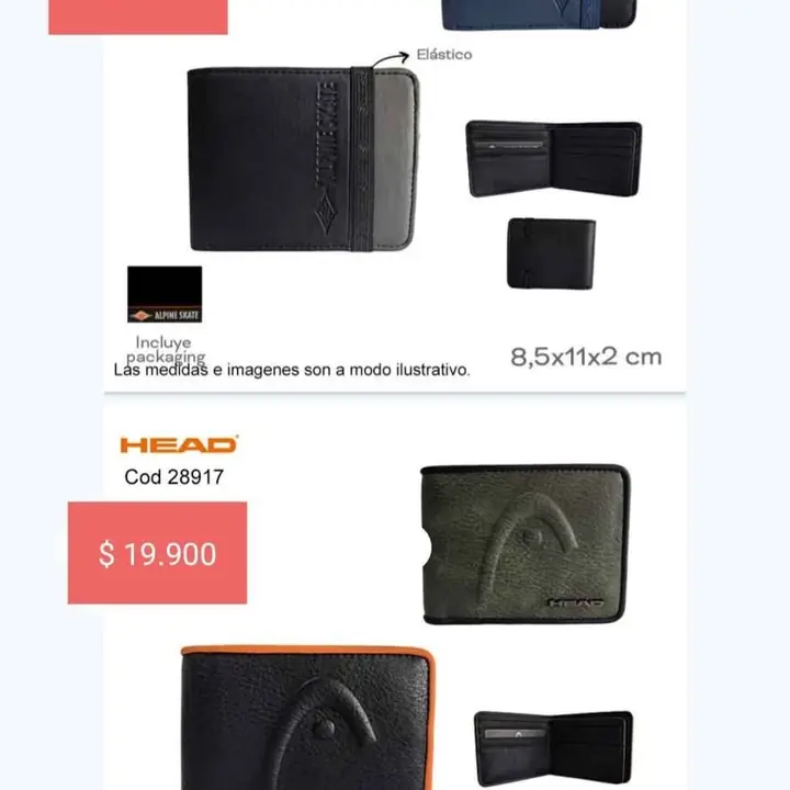 Billeteras de hombre. Cyber Monday nov 25