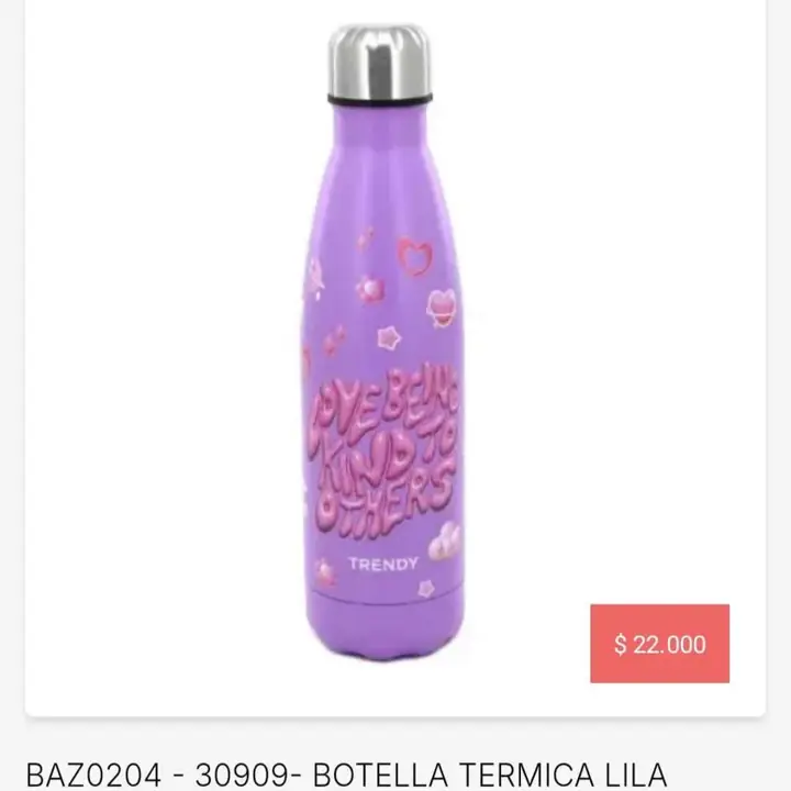 Botellitas escolares