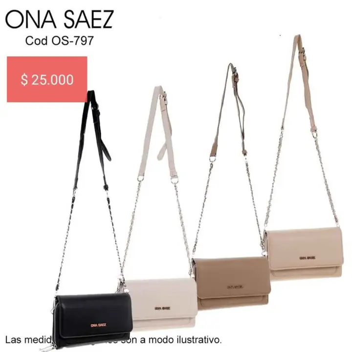 Carteras de salir. Pedido llega el 25/09/25