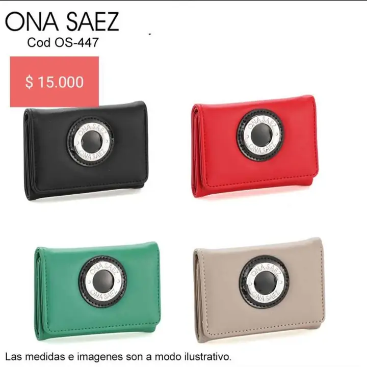 Billeteras & más. Ona Saenz. Junio 25