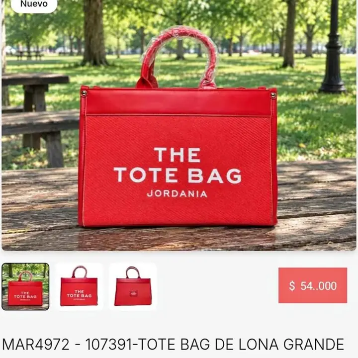 Tote bags. Pedido llega sta rsa el 15/10/26