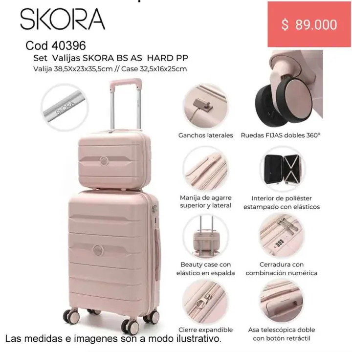 Valijas & bolsos de mano. Agosto 25
