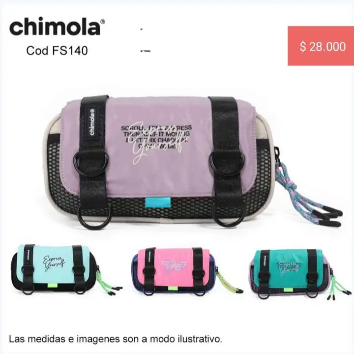 Cartucheras varias mujer. Febrero 202