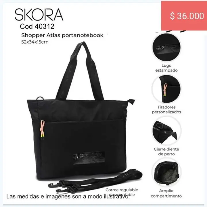 Carteras urbanas. Pedido llega el 30/10/25