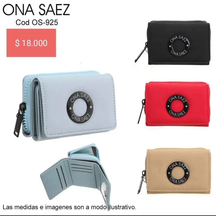 Billeteras mujer. Ona Sáez. Sept 2925