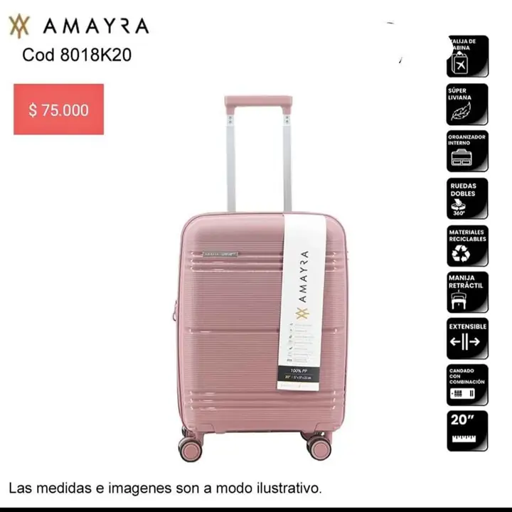 Valijas 20 pulgadas & más...Promo!