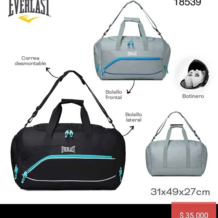 Bolsos deportivos.pedido llega el jueves 15/10/26