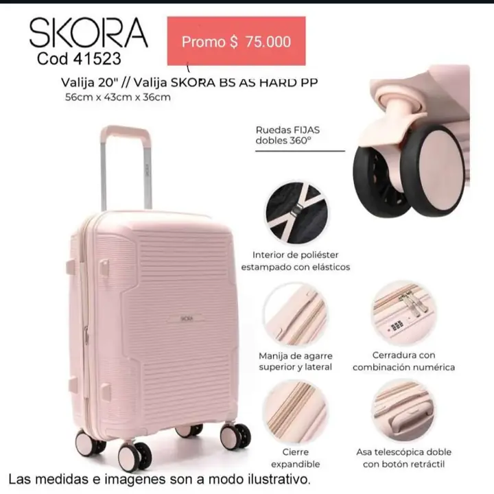 Valijas varias. Febrero 2026