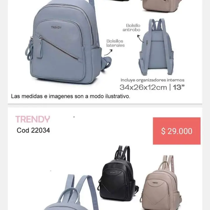 Mochilas urbanas. Agosto 2024