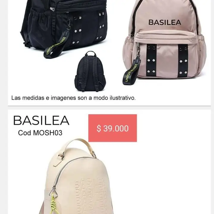 Mochilas urbanas. SS 25