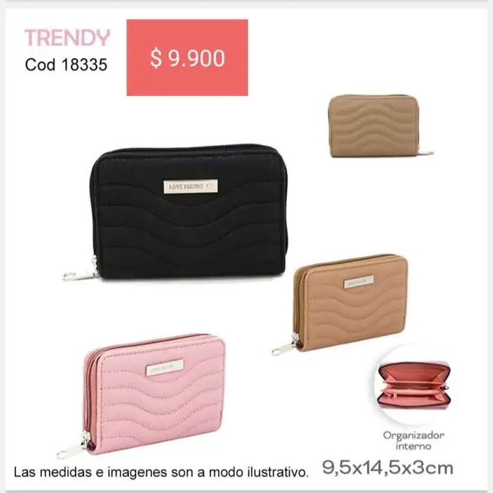 Billeteras varias. Navidad. Pedido llega el 19/12/24