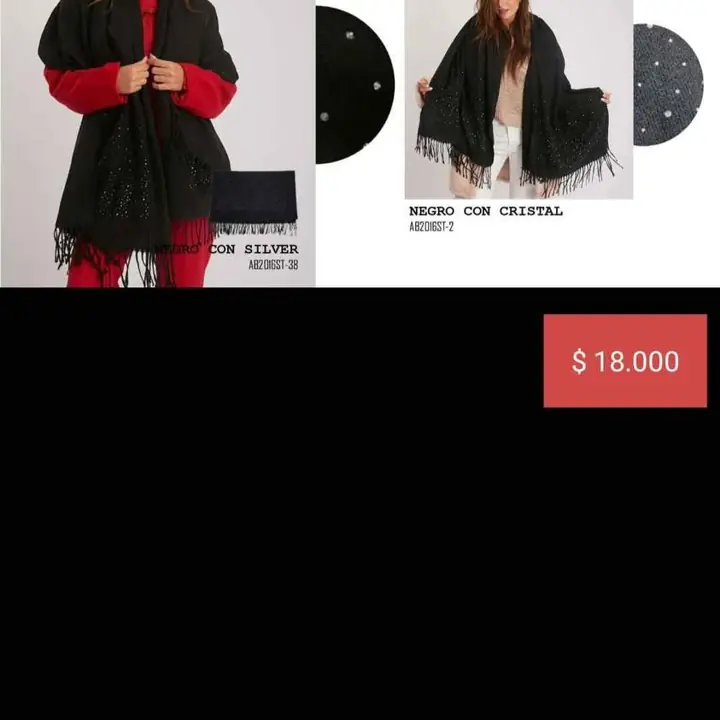 Bufandones & pashminas. Mayo 2024
