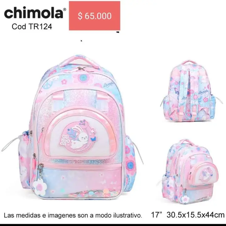 Mochilas niñas. Pedido llega el 19/12/24
