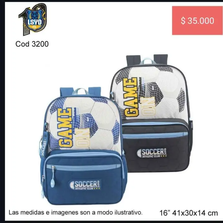 Mochilas jardin. Febrero 2025