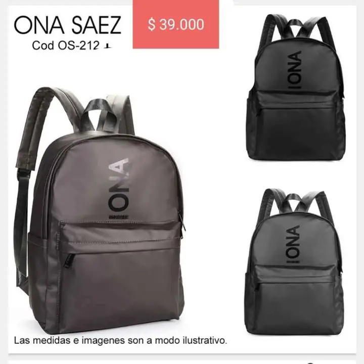 Mochilas. Día de la madre. Pedido llega el mierc 16/10/24