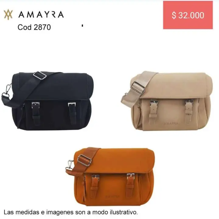 Bandoleras varias. Pedido llega el 10/09/25