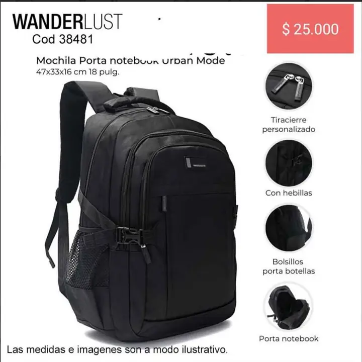 Mochilas portanotebook & más. Día del padre 2025