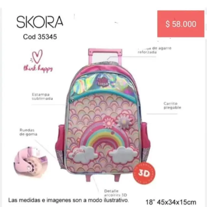 Mochilas c/carrito