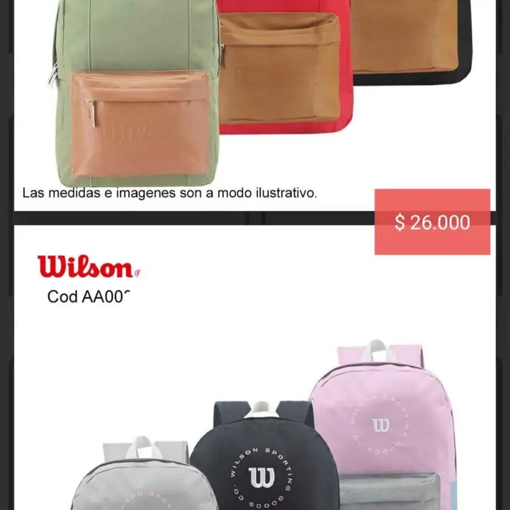 Mochilas urbanas. Mayo 2025
