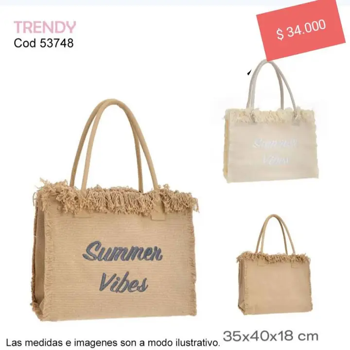 Bolsos playeros. Diciembre 2025