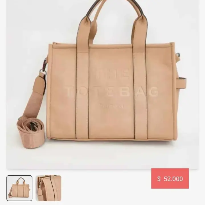 Carteras tote bags abril 26. Pedido llega a dra rsa 23/04/26