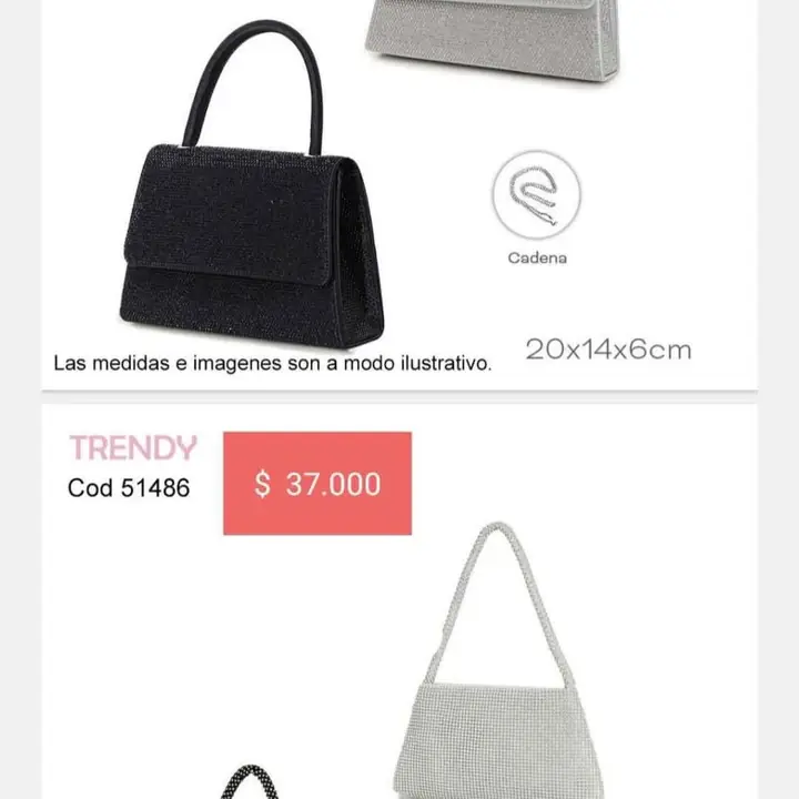 Carteras fiesta. Black friday. Llega mierc 04/12/24