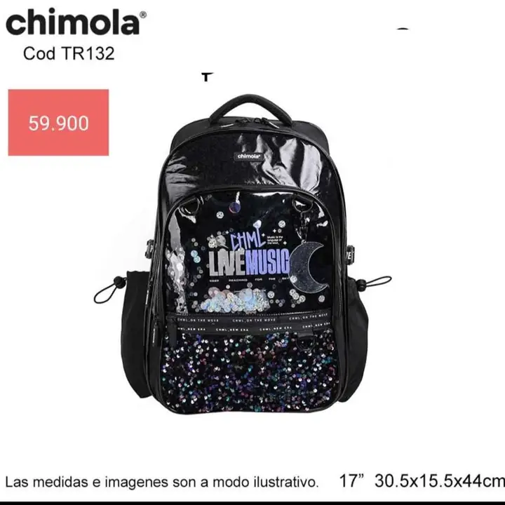 Mochilas juveniles para ellas. Pedido llega el 13/12/24
