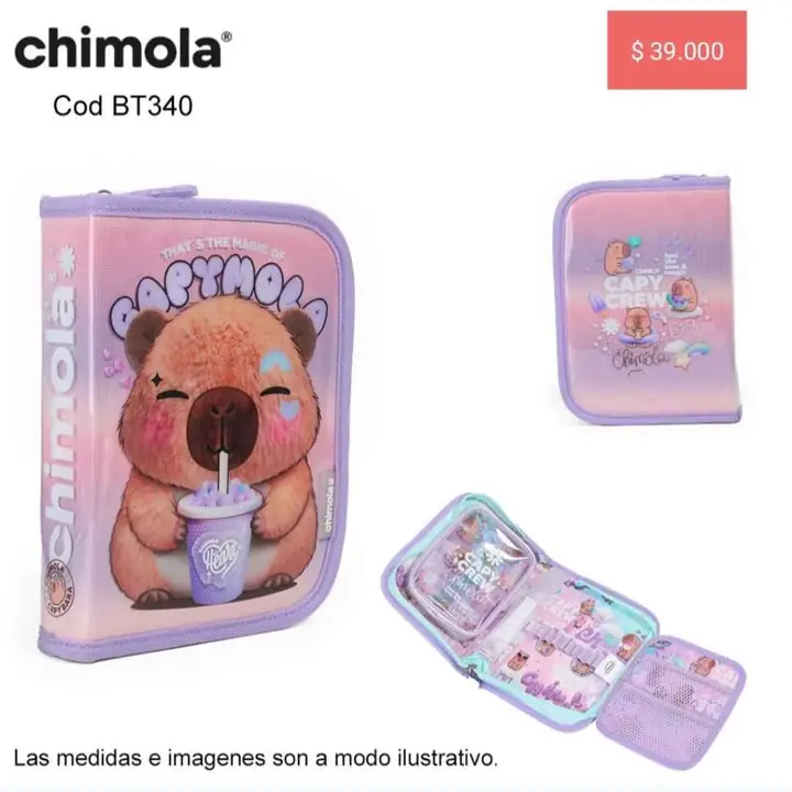 Accesorios capibara. Pedido llega viernes 06/02/26