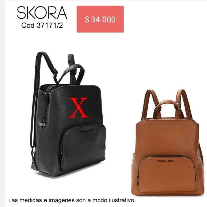 Mochilas urbanas. Pedido llega el 18/12/24