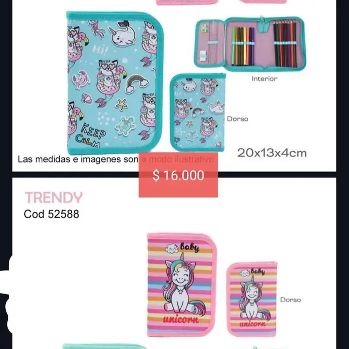 Cartucheraa Trendy Pedido llega el 13/2/25