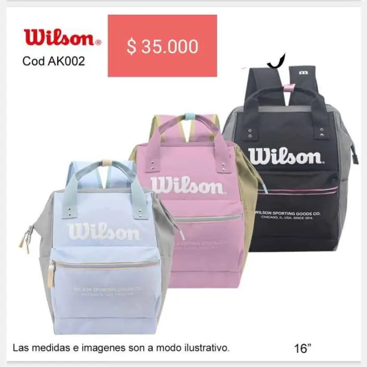 Mochilas varias. Nov 1014