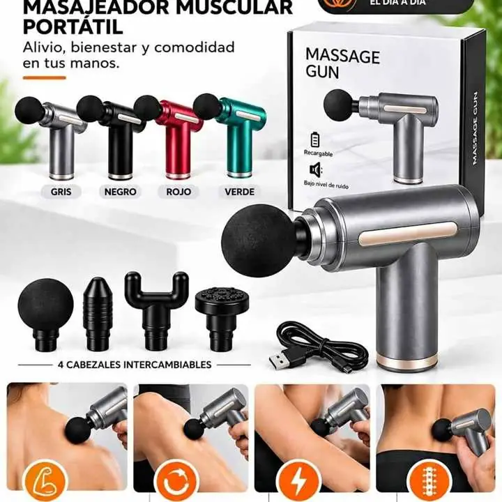 Pistola masajeadora