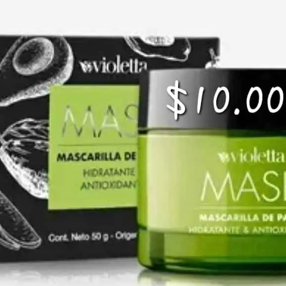 Mascarilla de palta Violetta