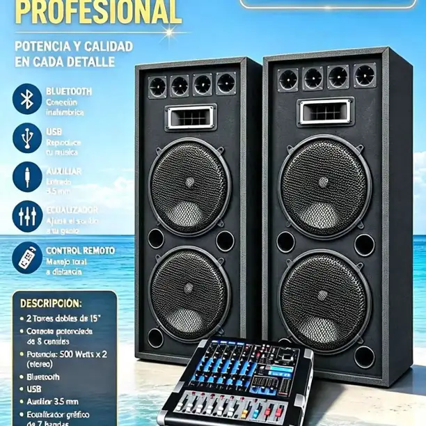 Vendo torres de sonido