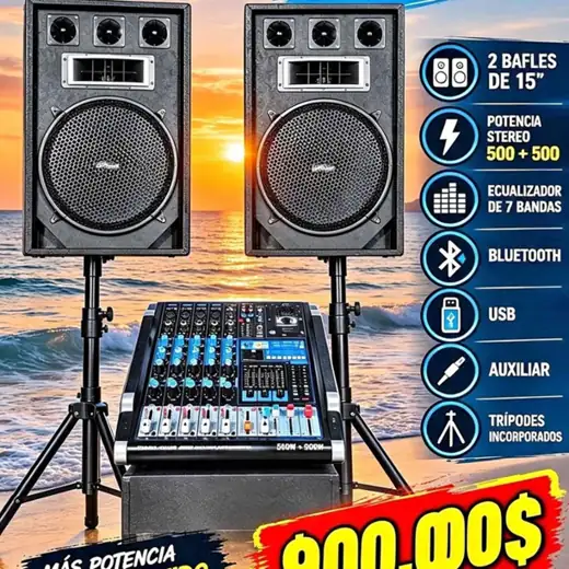 Vendo sonido parlantes