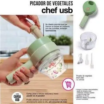 Picador de Vegetales Chef USB