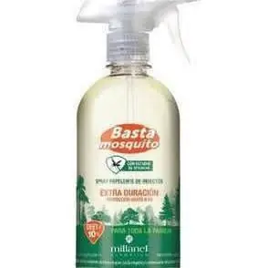 Repelente extra duración Protege hasta 8 horas basta mosquitos nuevo repuesto 500ml