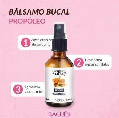 Spray Balsamo Bucal Propoleo Miel y Hammamelis. 50 ml