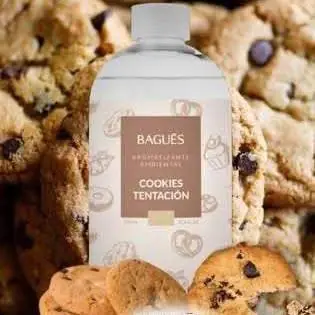 Aromatizante Ambiental Cookies Tentación 500ml Bagues. no incluye el gatillo
