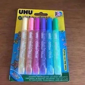 Plasticolas con Gliters color Pastel Uhu