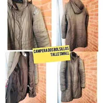 Campera Marrón femenina con 2 bolsillos defecto en hombro izquierdo