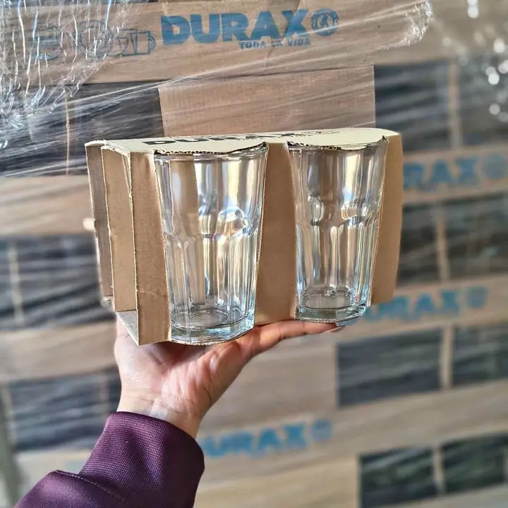 Pack de vaso facetado x4