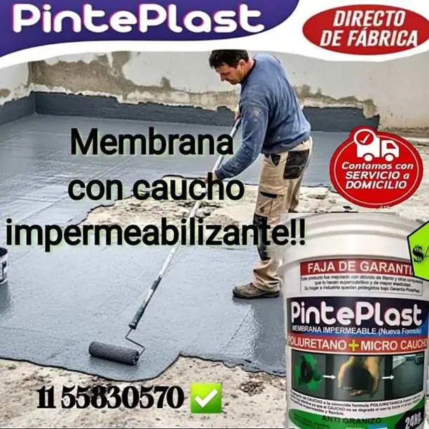 Decile chau a las goteras! Ponele caucho . impermeabiliza con membrana con caucho