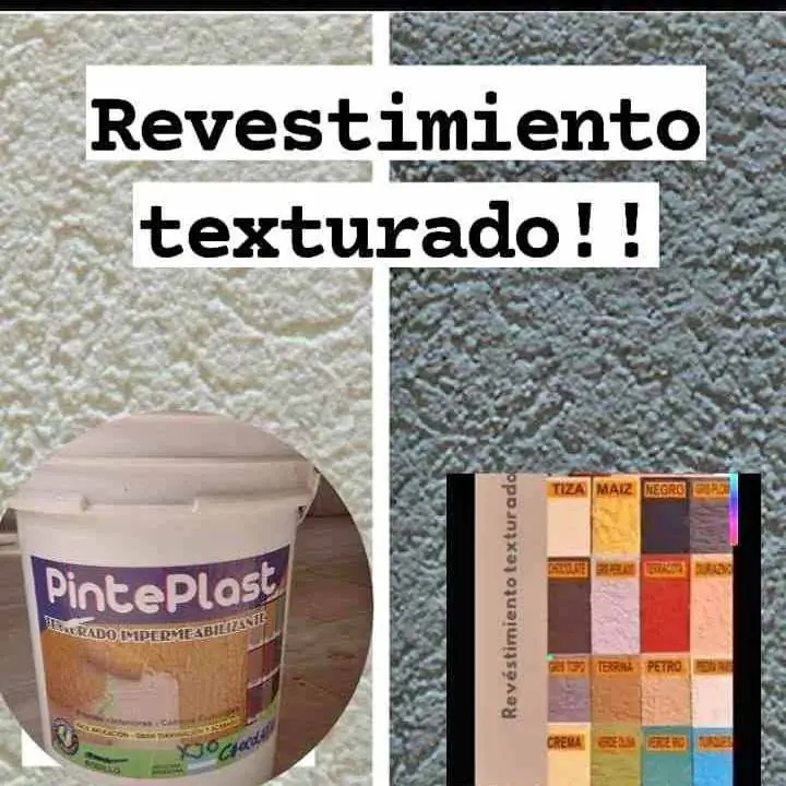 Revestimiento texturado Es ideal para disimular las imperfecciones e impermeabilizar superficies