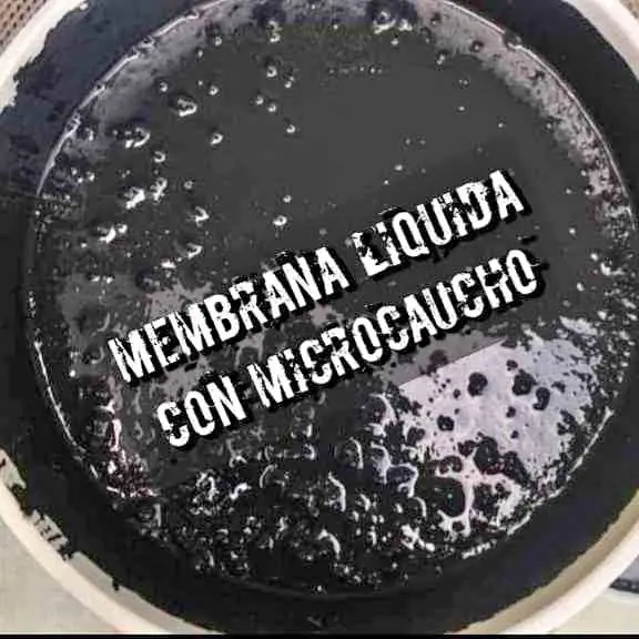 Membrana impermeabilizante con microcaucho