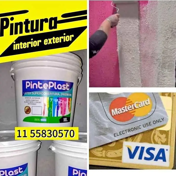 Látex color y blanco! de nuestra línea Súpercobertura! X 20 litros. Interior y Ext