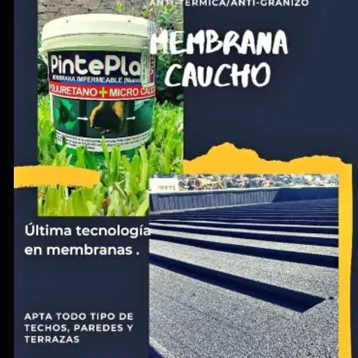Precio promocion! Membrana poliuretano con caucho Envíos
