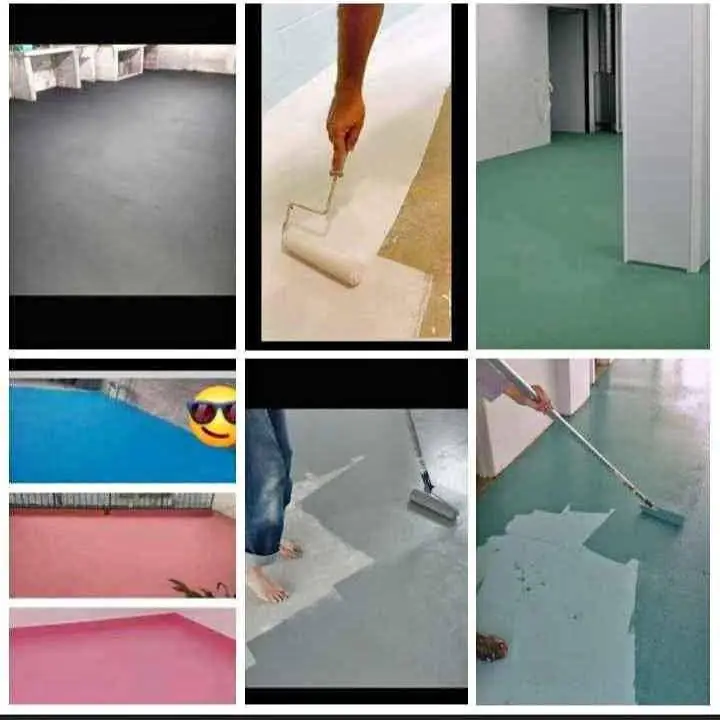 Pintura de base al agua pisos interior exterior