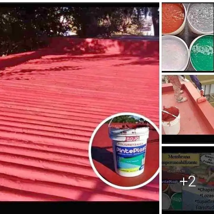 Membrana impermeabilizante liquida elastomerica Techos lozas, paredes exteriores, etc